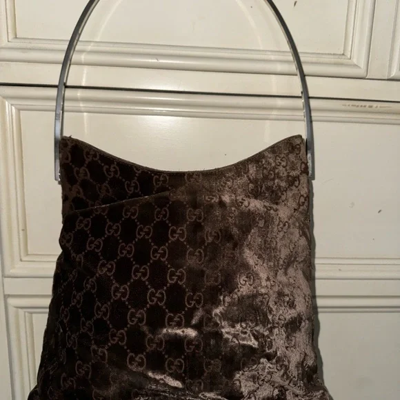 Authentic Gucci Tom Ford rare RUNWAY bag👜🤎Shimmery Guccissima VINTAGE - Picture 6 of 17